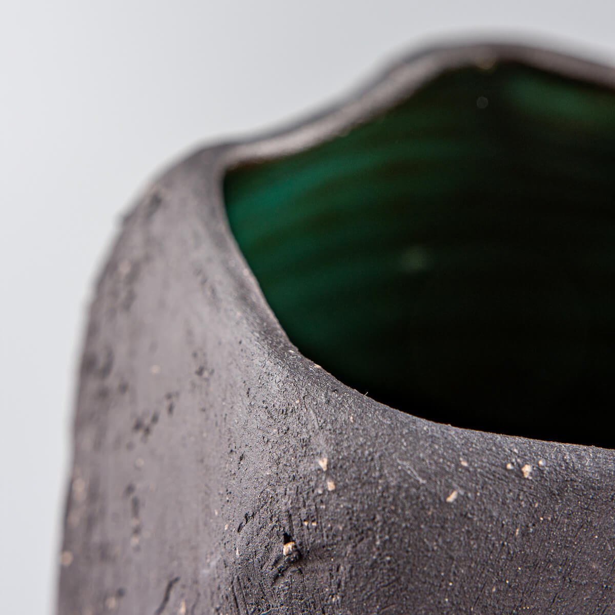 Unique handmade vase for interior design and modern home decoration.