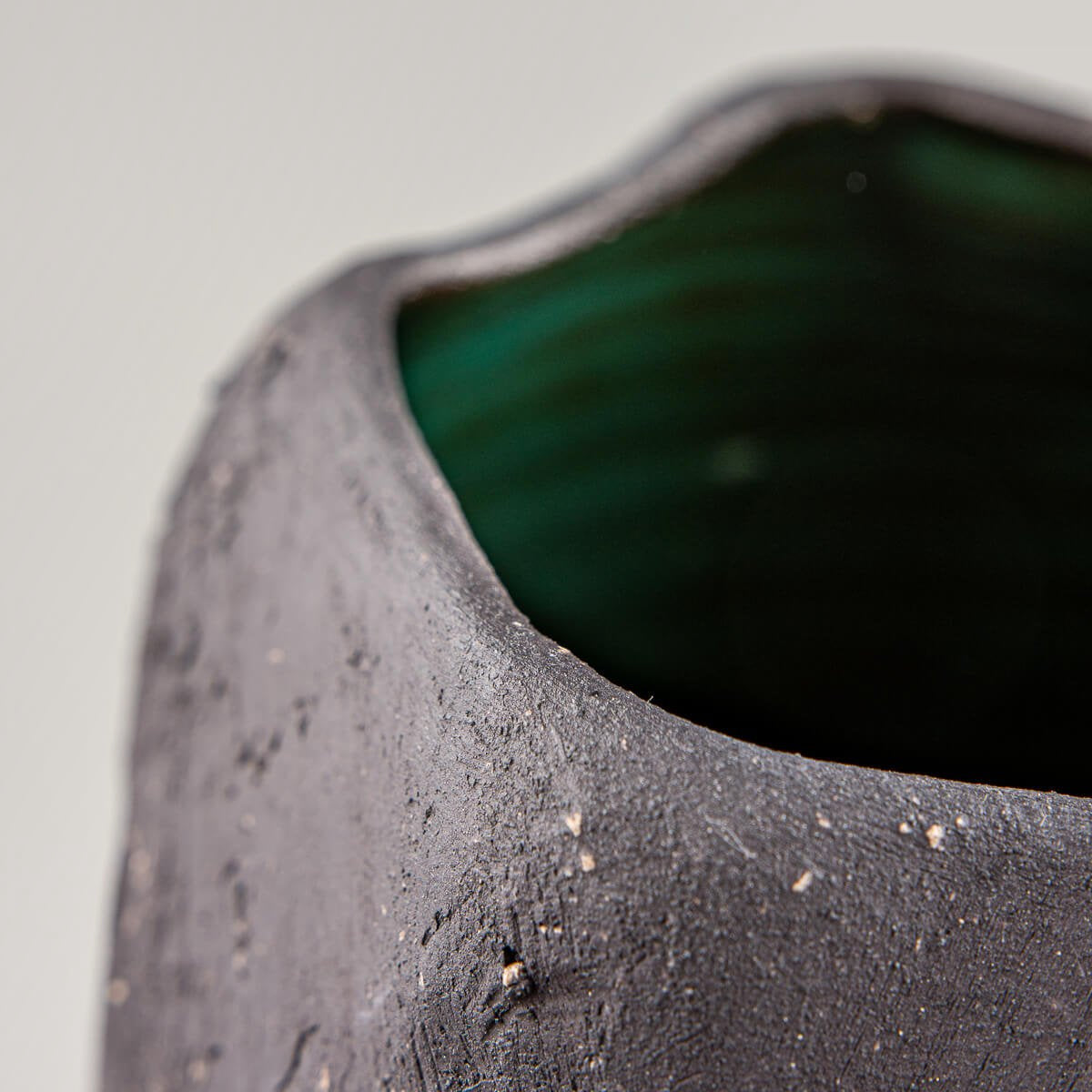 Unique handmade vase for interior design and modern home decoration.