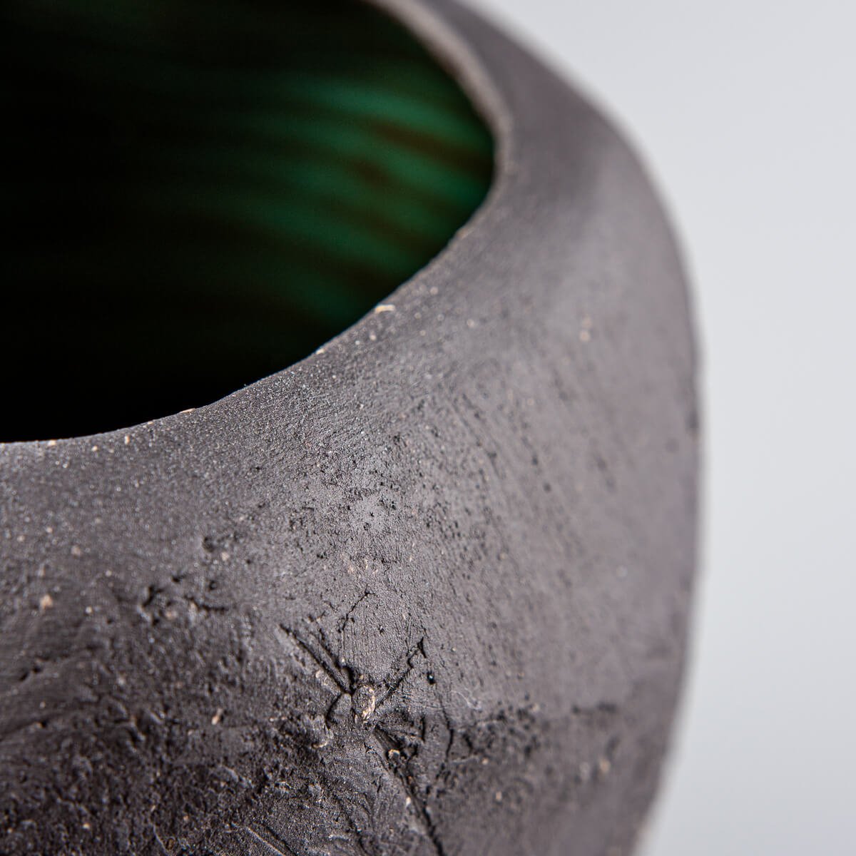 Limited edition handmade decor vase for boutique hotel or private collector.