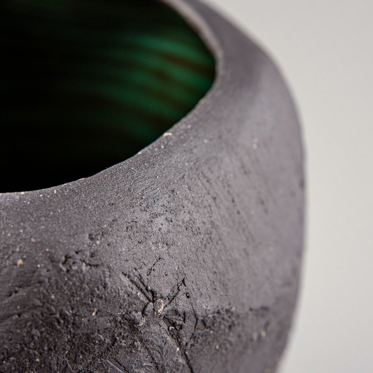 Limited edition handmade decor vase for boutique hotel or private collector.