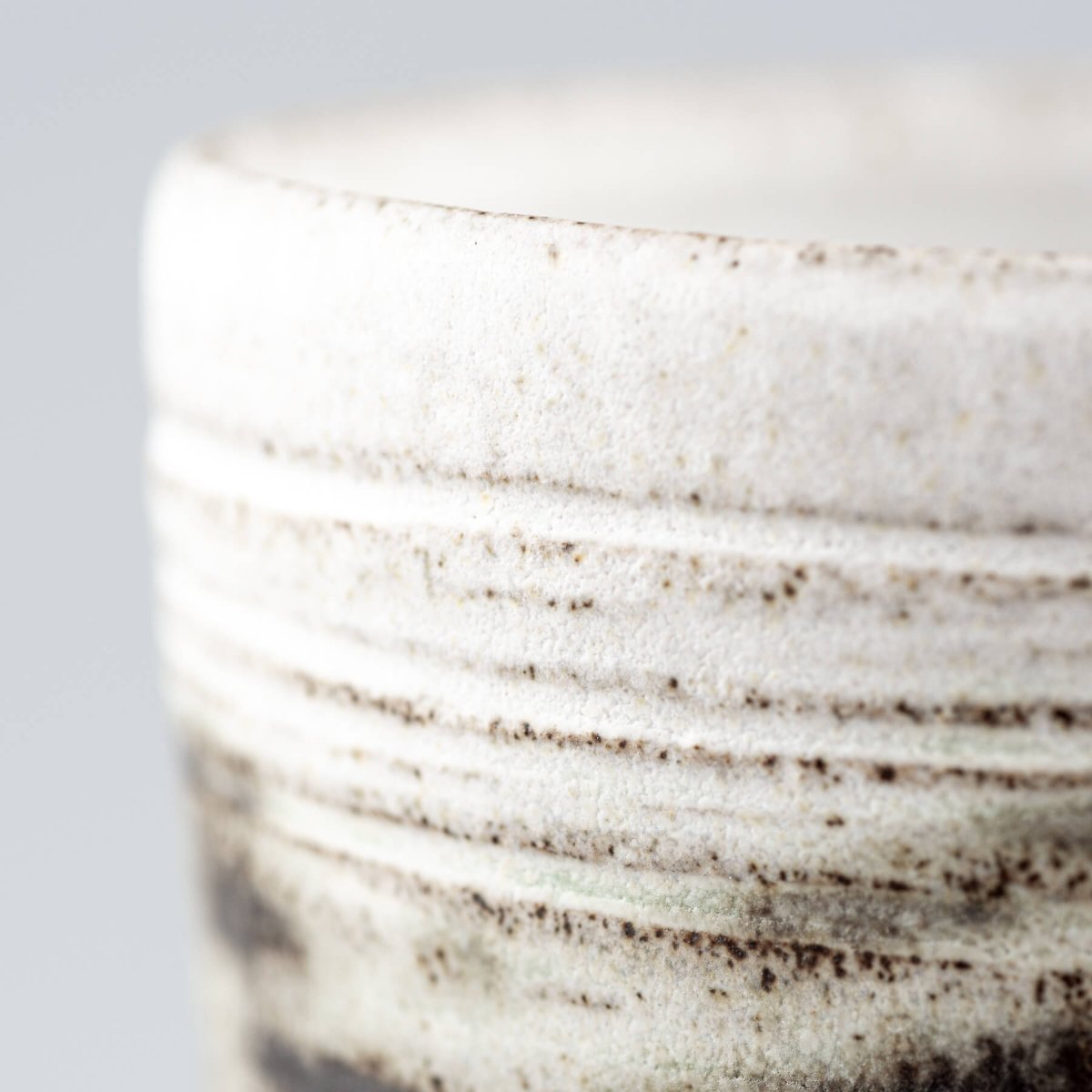 Rustic modern ceramic mugs for interior design, boutique hotel, or housewarming gift.