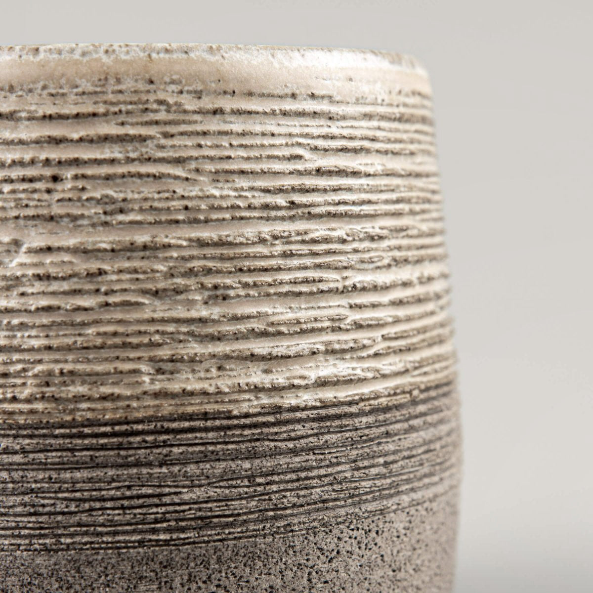Minimalist pottery coffee mugs set with hand-carved texture, matte glaze, and stoneware durability.
