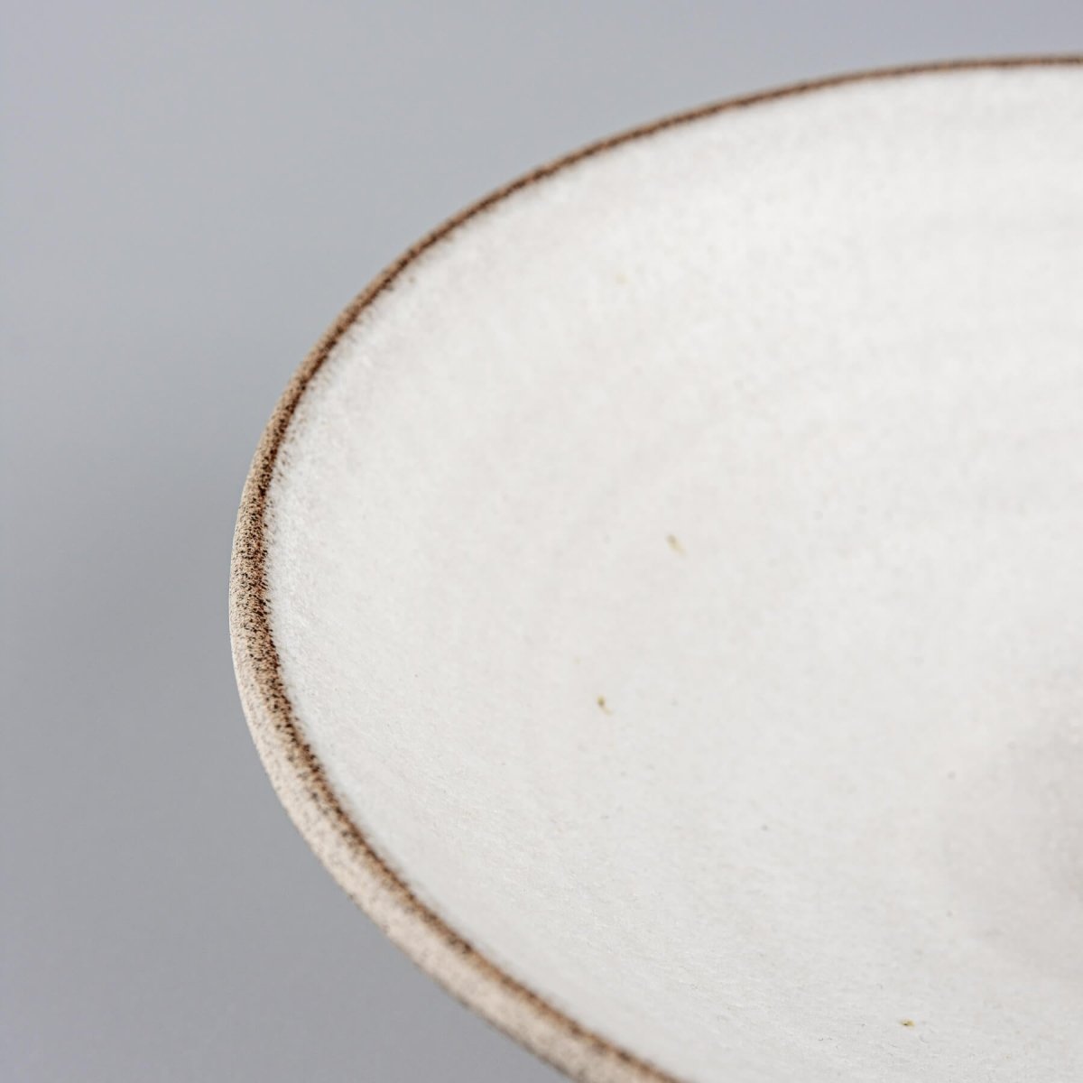 Detail of matte glaze interior, designed to complement sophisticated food plating.
